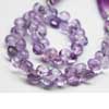 Natural Pink Amethyst Faceted Onion Drops Briolette Beads Strand Length is 4.5 Inches & Sizes from 7mm to 7.5mm approx. Pronounced AM-eth-ist, this lovely stone comes in two color variations of Purple and Pink. This gemstones belongs to quartz family. All strands are best quality and hand picked. 